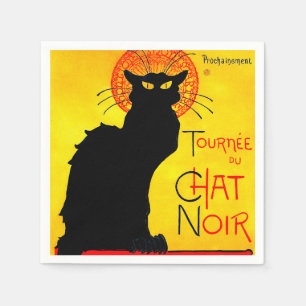 Le Chat Noir Vintage Napkins