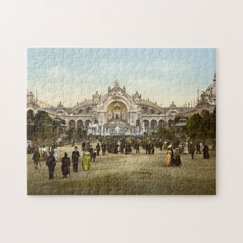 Le Chateau deau and Plaza Exposition Paris France Jigsaw Puzzle