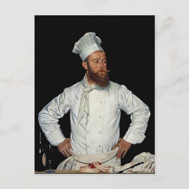 Le Chef by Orpen Fine Art Postcard (Front)