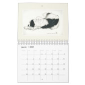 Le chien terre-neuve landseer calendar (Jan 2025)