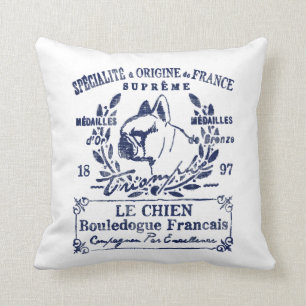 Le Chien Throw Pillow