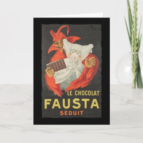 Le Chocolat Fausta Seduit Card