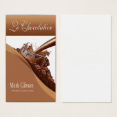 "Le Chocolatier" - Gourmet Chocolates, Sweets (Front & Back)