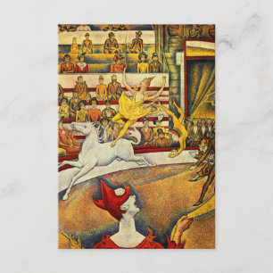 Le Cirque ( The Circus ) by Georges Seurat Invitation