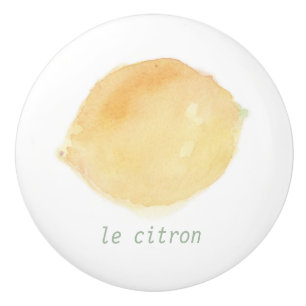 le citron ceramic knob