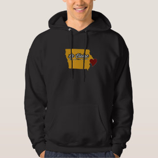 LE CLAIRE IOWA IA USA Cute Souvenir Merch US City Hoodie