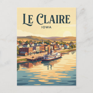 Le Claire USA Postcard
