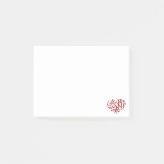 Le Coeur Rouge Post-it Notes