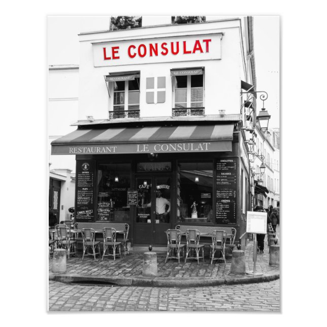 Le Consulat Cafe Montmartre Paris large - Photo Print (Front)