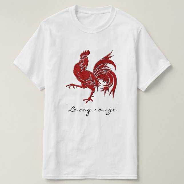 Le coq rouge The Red Rooster T-Shirt (Design Front)
