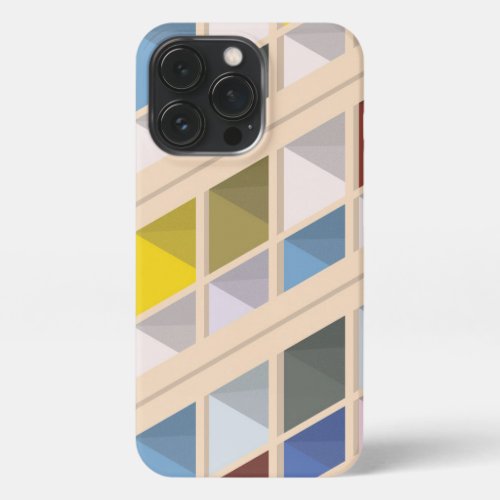 Le Corbusier _ Cit radieuse 5 iPhone 13 Pro Case