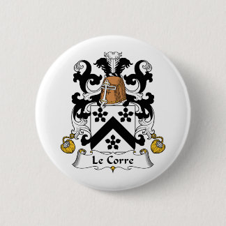Le Corre Family Crest Button