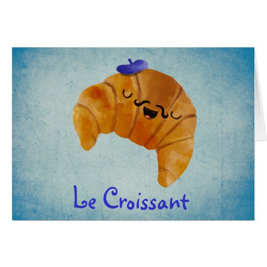Le Croissant Cards (Front Horizontal)