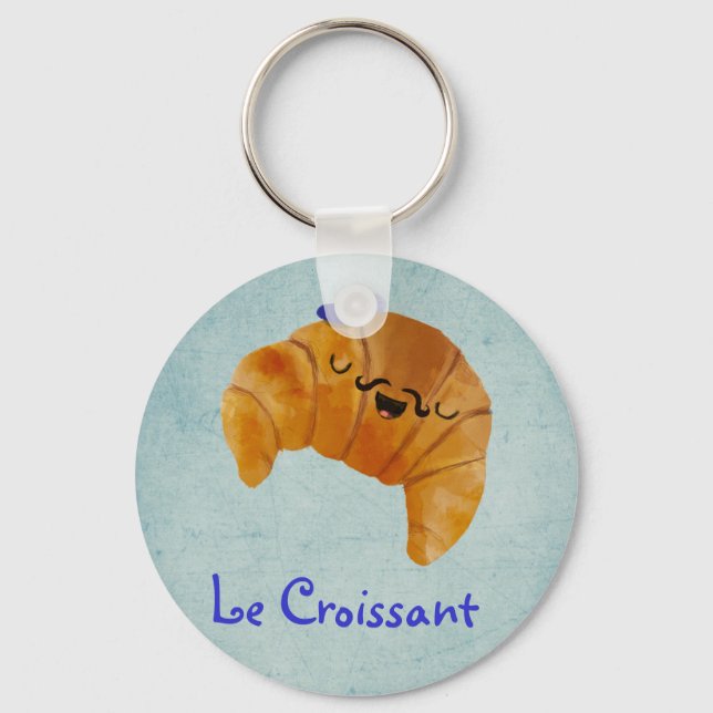 Le Croissant Keychain (Front)