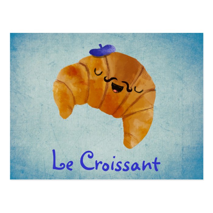 Le Croissant Postcard