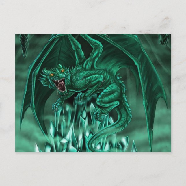 Le dragon mena�ant - postcard (Front)