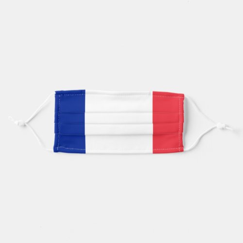 Le Drapeau De La France Tricolore  _ France Flag Adult Cloth Face Mask