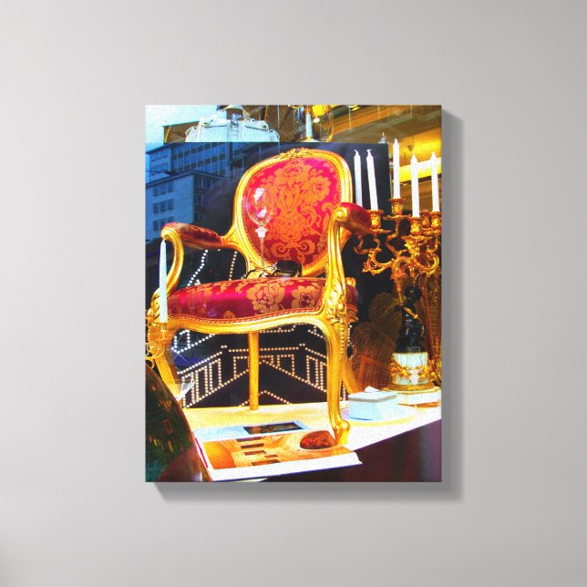 Le Fauteuil - 11x14 Wrapped Canvas / Chair Print (Front)