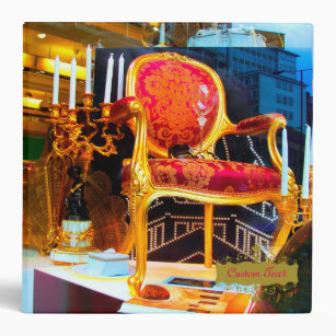 Le Fauteuil - Binder / Album 2" Chair & Chandelier
