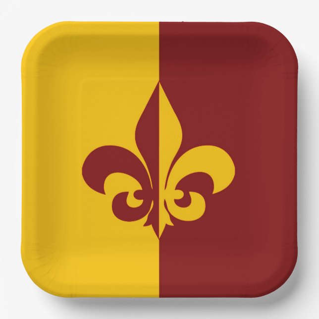 Le Fleur Paper Plates (Front)