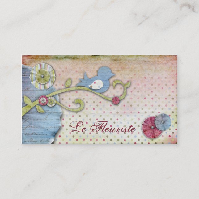 Le Fleuriste Business Cards (Front)