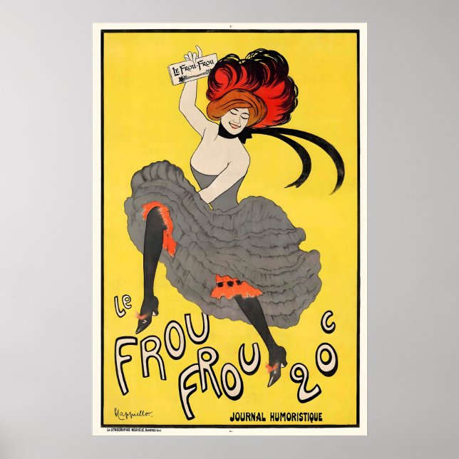 Le Frou Frou Vintage Art Poster - FramedUnframed (Front)
