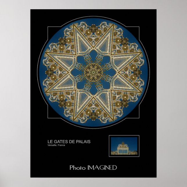 LE GATES DE PALAIS, VERSAILLE, FRANCE POSTER (Front)