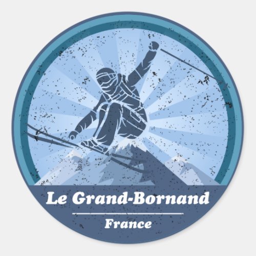 Le Grand_Bornand Ski Resort _ Sticker