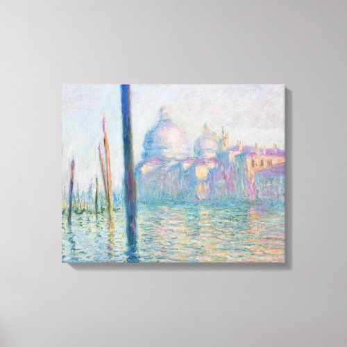 Le Grand Canal  Claude Monet Canvas Print