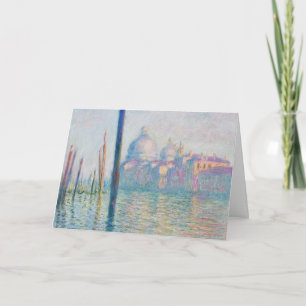 Le Grand Canal Claude Monet Card