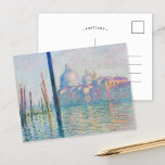 Le Grand Canal | Claude Monet Postcard<br><div class="desc">Le Grand Canal (1908) by French Impressionist artist Claude Monet. This oil on canvas work is one of six paintings looking down the Grand Canal towards the Salute church, and part of Monet's larger series of paintings of Venice, Italy during his stay there. Use the design tools to add custom...</div>