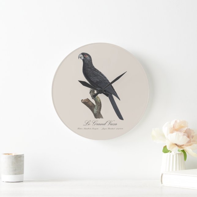 Le Grand Vaza / Greater Vasa Parrot Large Clock (Home)