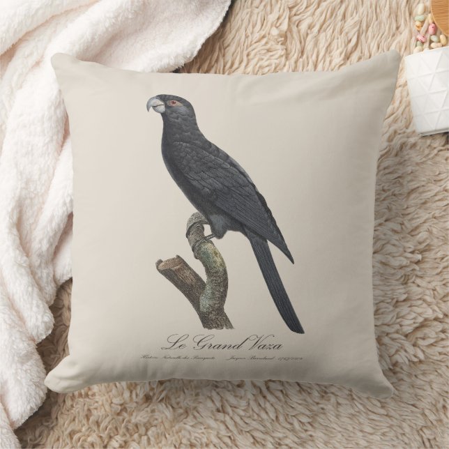 Le Grand Vaza / Greater Vasa Parrot Throw Pillow (Blanket)