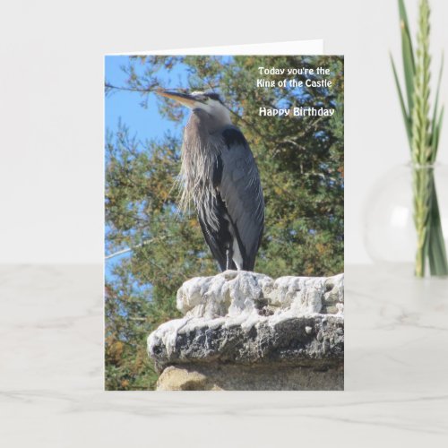 Le Grande Heron Card