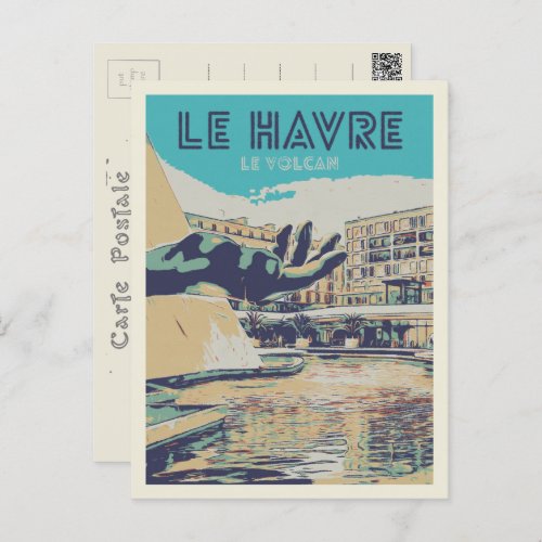 Le Havre France Le Volcan concert Hall Niemeyer Postcard