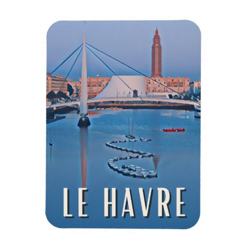 Le Havre Photo Vintage  Magnet
