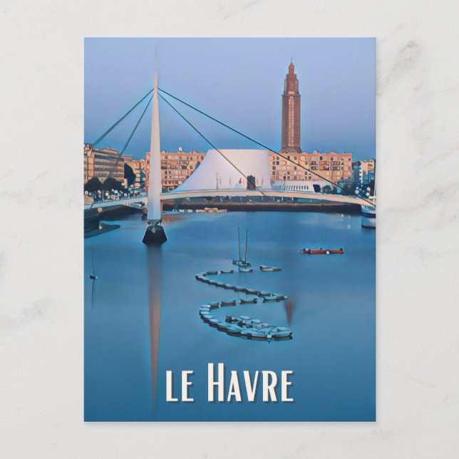 Le Havre Photo Vintage Postcard (Front)