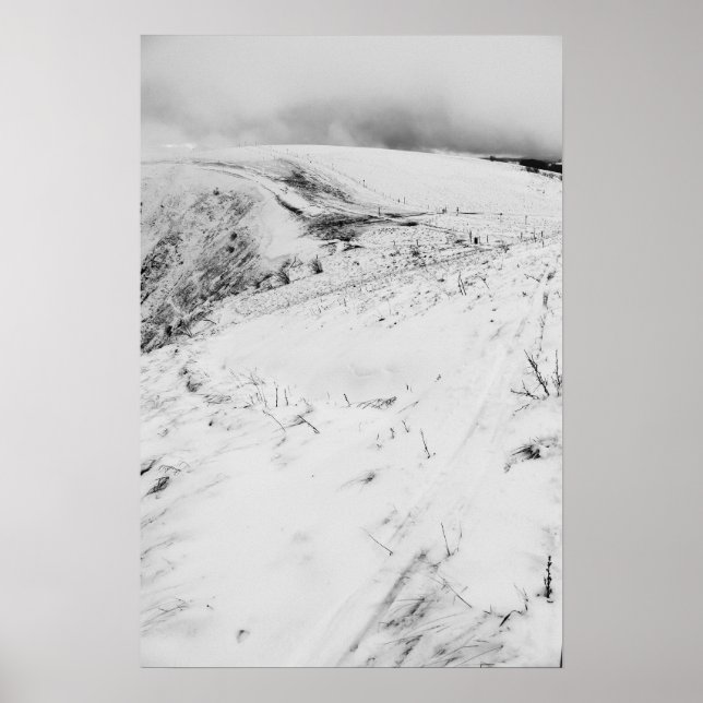Le Hohneck in Winter, Vosges, France Poster (Front)