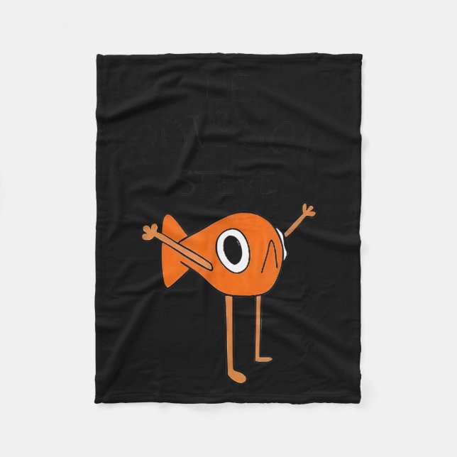Le Isson Steve Funny Meme  Fleece Blanket (Front)