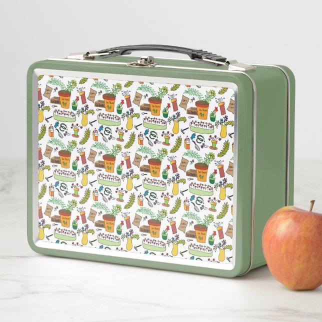 Le Jardin (The Garden) Metal Lunch Box (In Situ)