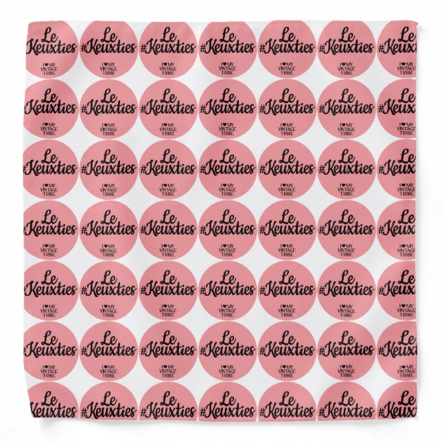 Le #Keuxties Headscarf Bandana (Front)