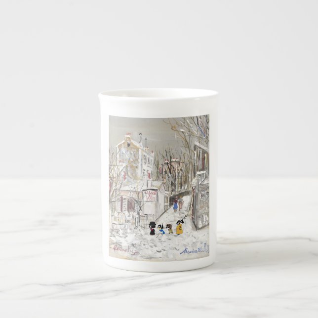 Le Lapin Agile es Ses Habitues Bone China Mug (Front)