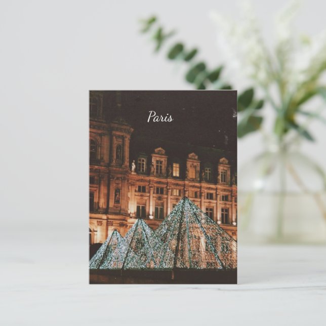 Le Louvre, Paris, France Postcard (Standing Front)