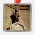 Le Mannequin Pis, 1619 Metal Ornament at Zazzle