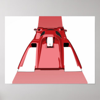 Le mans homage. poster