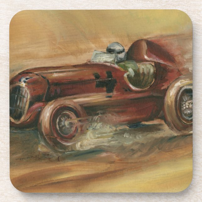 Le Mans Racecar by Ethan Harper Beverage Coaster (Front)