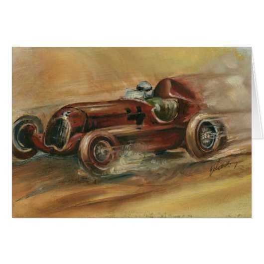 Le Mans Racecar by Ethan Harper Cards (Front Horizontal)