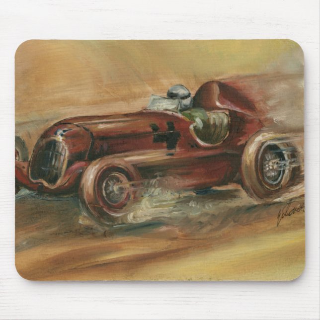 Le Mans Racecar by Ethan Harper Mouse Pad (Front)