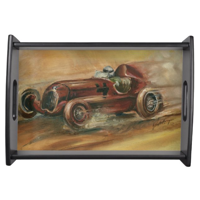 Le Mans Racecar by Ethan Harper Serving Tray (Front)