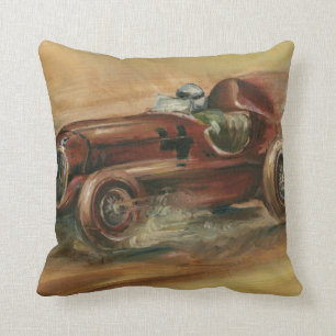 Le Mans Racecar by Ethan Harper Throw Pillow
